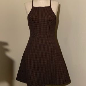Forever 21 Women’s Sleeveless Dotted Pattern Dress